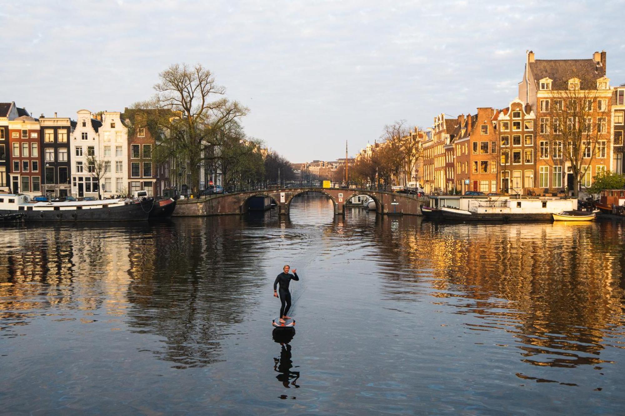 Motor Yacht Amstelle Hotell Amsterdam Exteriör bild