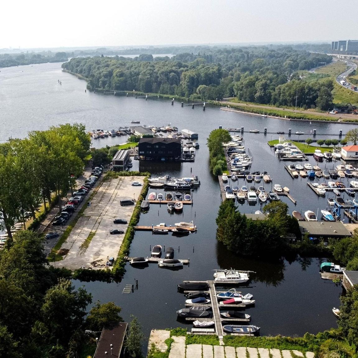 Motor Yacht Amstelle Hotell Amsterdam Exteriör bild
